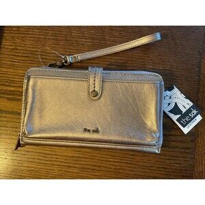 The Sak Pyrite Metallic 3-in-1 Smartphone Wristlet/Crossbody Genuine Leather NWT
